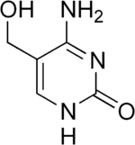 Skeletal formula of 5-hydroxymethylcytosine