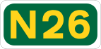 N26 road shield}}