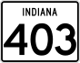 State Road 403 marker