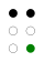 ⠩ (braille pattern dots-146)