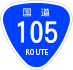 National Route 105 shield