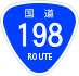 National Route 198 shield