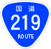 National Route 219 shield