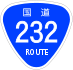 National Route 232 shield