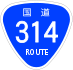 National Route 314 shield