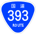 National Route 393 shield