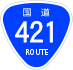 National Route 421 shield