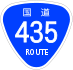 National Route 435 shield