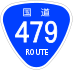 National Route 479 shield