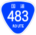 National Route 483 shield