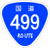 National Route 499 shield