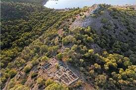 Mycenaean acropolis at Kanakia 13th century BC