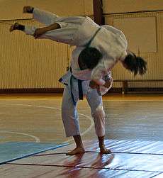 Kata guruma throw demonstration