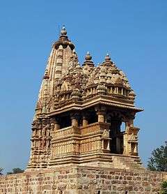 Javari temple at Khajuraho