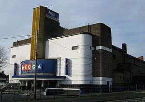 Front view of the Odeon