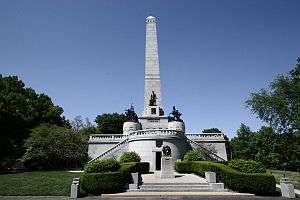 Abraham Lincoln's tomb at Oak Ridge Cemetery