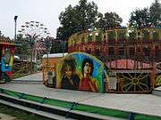 In a woodland setting, Lunapark Łódź is one of a few amusement parks in Poland.