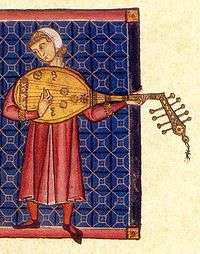 European lute player