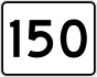 State Route 150 marker