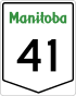 Manitoba Highway 41 shield