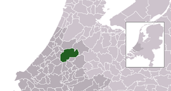 Location of Alphen aan den Rijn