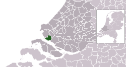 Location of Hellevoetsluis