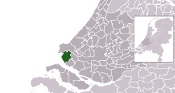 Location of Westvoorne