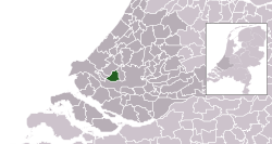 Location of Vlaardingen