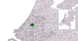 Location of Zoetermeer