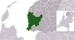 Location of Súdwest-Fryslân