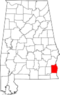 State map highlighting Henry County