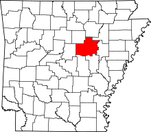 Map of Arkansas highlighting White County