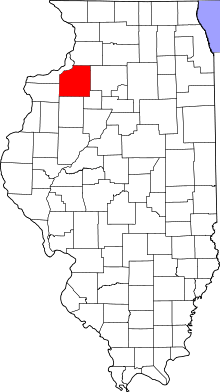 State map highlighting Henry County