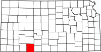 State map highlighting Clark County