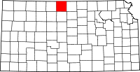 State map highlighting Smith County