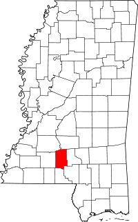 State map highlighting Lawrence County