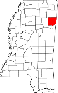 State map highlighting Monroe County