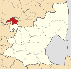 Location in Mpumalanga