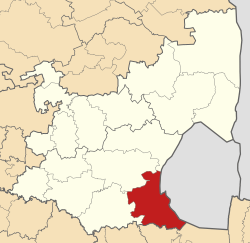 Location in Mpumalanga