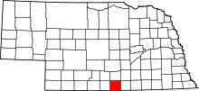 State map highlighting Franklin County