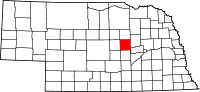 State map highlighting Greeley County