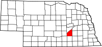 State map highlighting Hamilton County