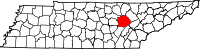 State map highlighting Cumberland County