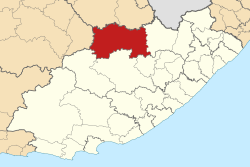 Location in the Eastern Cape