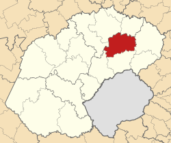 Location in the Free State