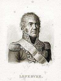 Marshal Lefebvre in military uniform