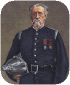 Colourised photograph of Captain Shaw