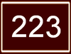 Route 223 shield