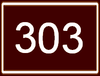 Route 303 shield