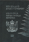 New Zealand Diplomatic Passport cover